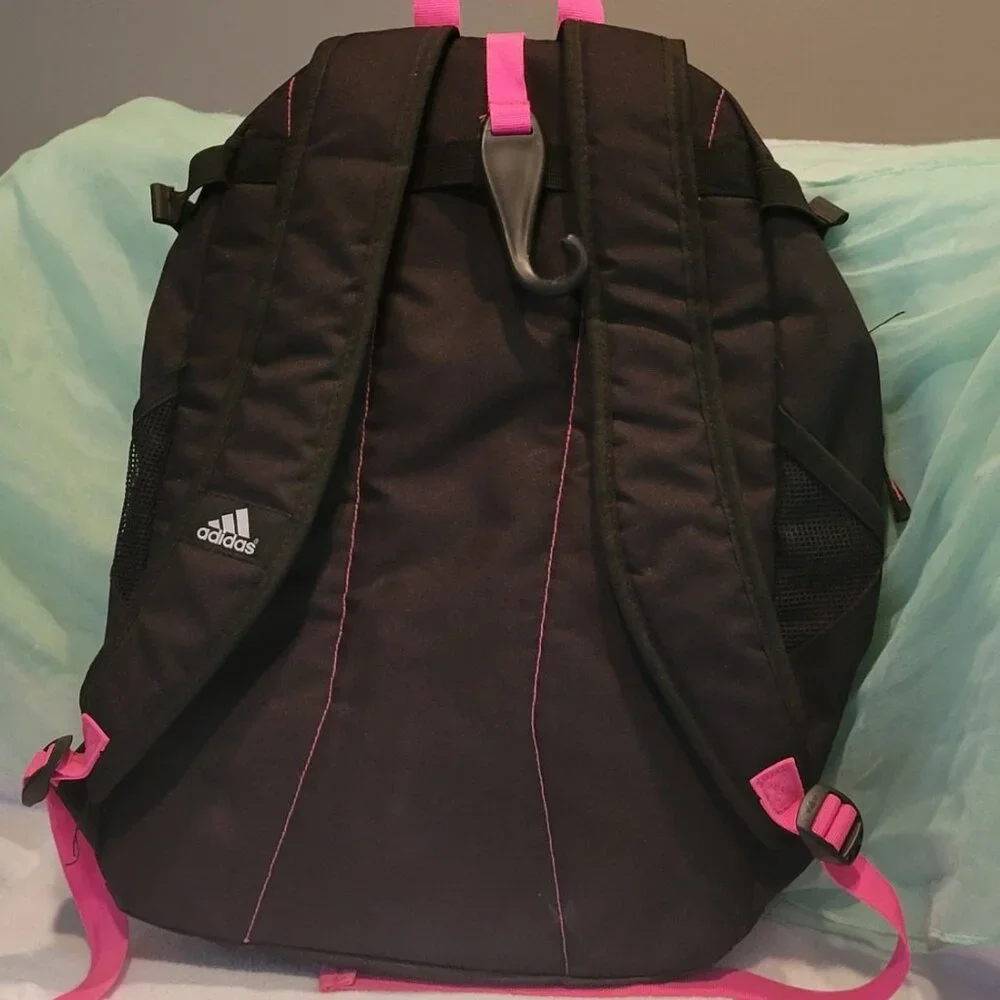 Adidas EUC Backpack in Black and Pink - Picture 2 of 8